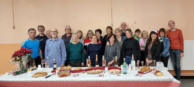 Repas de noël organisé par l'association Rythme & Fitness